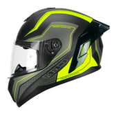 CGM 330G RIOT SPORT Integral Casco Negro Fluo Amarillo Mate
